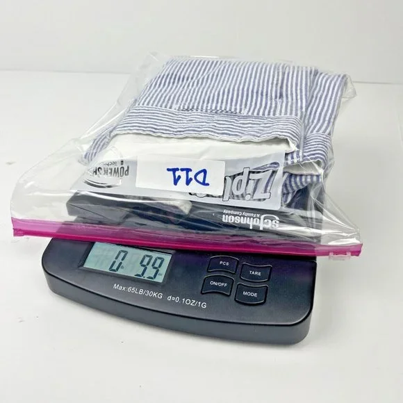 Chaps Shorts Men's Size 42 Blue Seersucker Chino Shorts‎ Pinstripe Stripe Casual - Picture 7 of 7